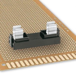 Portafusibile da Circuito Stampato 10A, 250V a corpo aperto