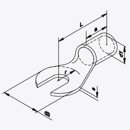 "Capicorda A Forcella, Connettori Elettrici, Terminale a Forcella, Connessioni Sicure, Resistenza alla Trazione, Connettività Termica, STOCKO CONTACT GmbH