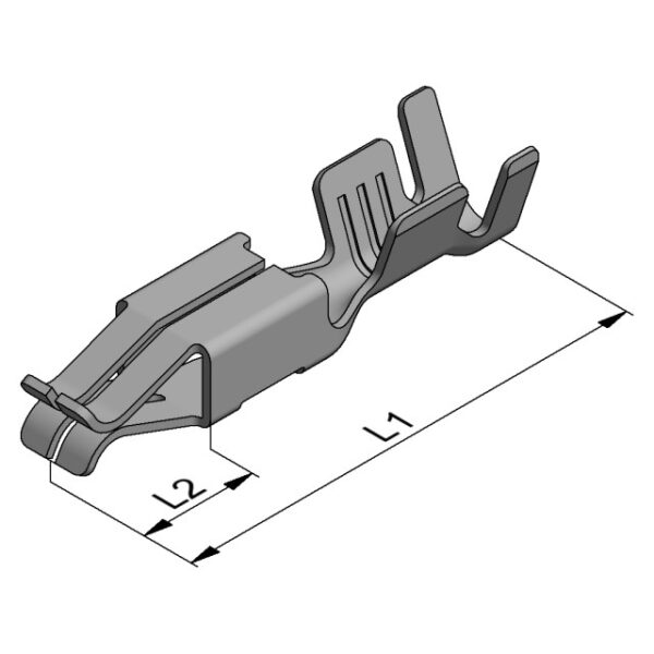 RFB 8113.105 F 2,8-1 Terminale a connessione rapida femmina TAB 2,8 mm x 0,5