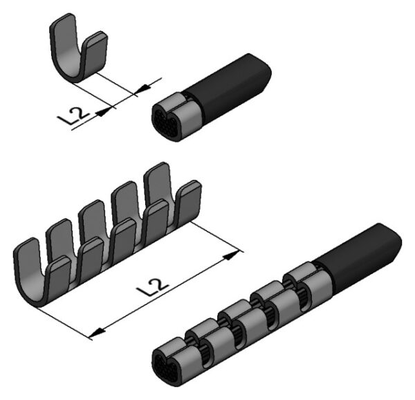 Stocko Contact RSB 7894 V-4 Terminale a crimpare a puntale non isolato con aggraffatura circolare per connessioni di testa senza premiguaina Klemi Contact distributore ufficiale