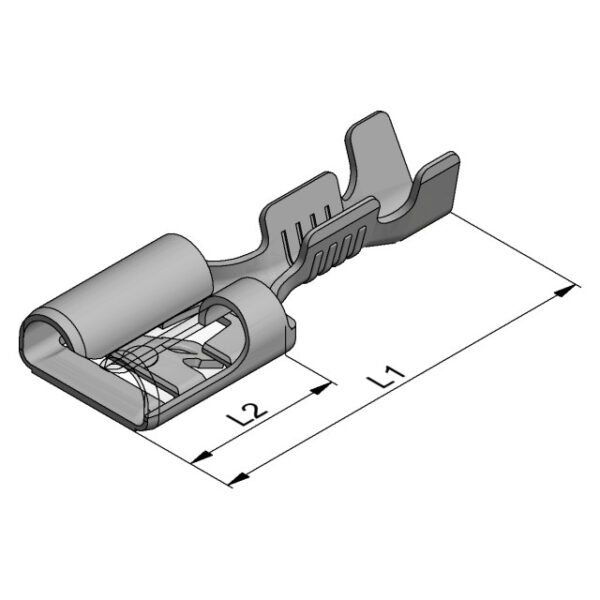 Terminale a connessione rapida femmina non isolato 6,8mm Stocko ContactRSB 7916 F 6,3-1