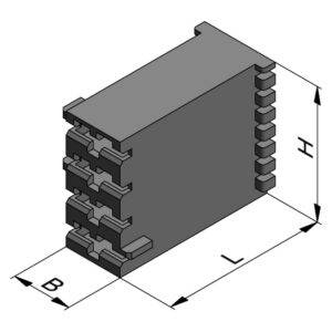 Corpo connettore per terminale a crimpare 6,3mm STOCKO CONTACT