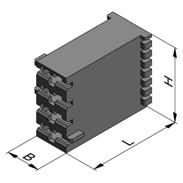 Corpo connettore per terminale a crimpare 6,3mm STOCKO CONTACT