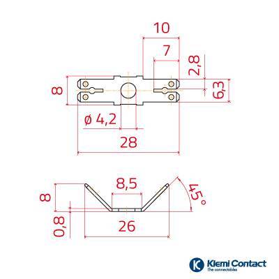 Terminale ad innesto a 45° RV22863-45 - immagine 2