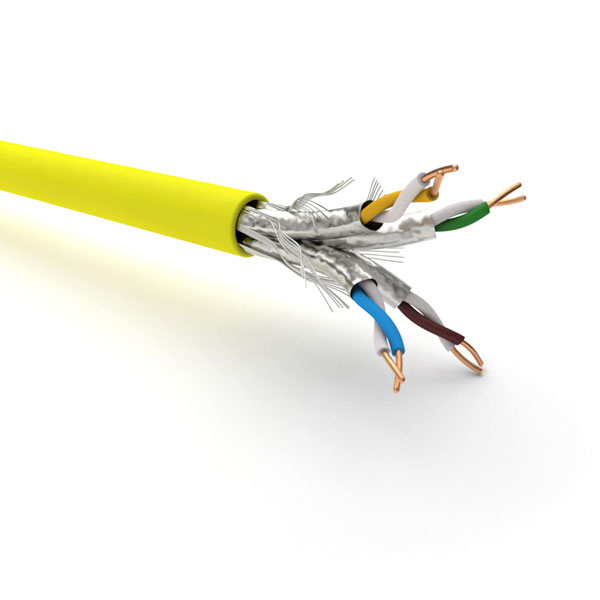 Cavo di rete CAT 7 S/FTP RJ45 CPR: ECA Cavo LAN U/UTP (FRNC)