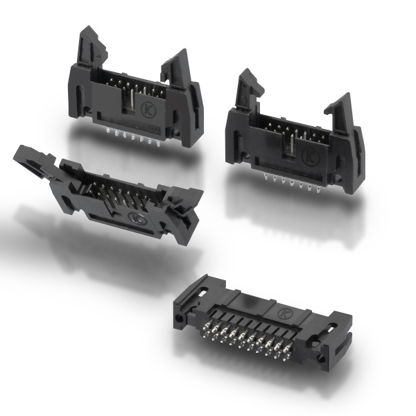connettore scheda-scheda Box Headers con gancio passo 2,54 mm – Press-Fit