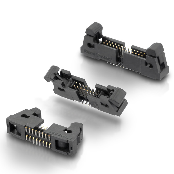 Connettore per circuito stampato SMD Box Headers con gancio passo 1,27 mm – Verticale NÂ° di poli da 10 a 100 – Perno quadro 0,4 mm