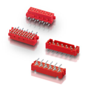 SMD miniaturized connector 2,54mm pitch 2 rows - N ° of poles from 4 to 20