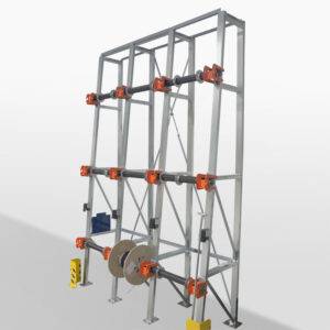 Rastrelliera portabobine Reel Rack attiva per lo stoccaggio delle bobine di cavo