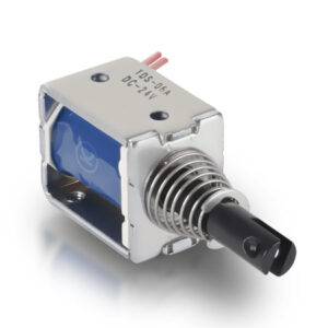 Solenoide DC 24V lineare a trazione, perno 6mm - Elettromagnete EBE sensors + motion - Klemi Contact