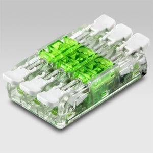 Morsetto rapido trasparente senza viti per cavi fino a 4 mm² - 32A