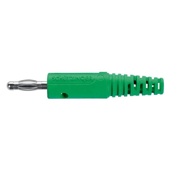 Connettore banana maschio 4 mm Schützinger | Contatti nichelati