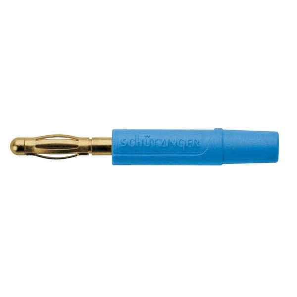 Spina a Banana 2.4 mm Dorata Schützinger – Lamella-Basket Plug a saldare