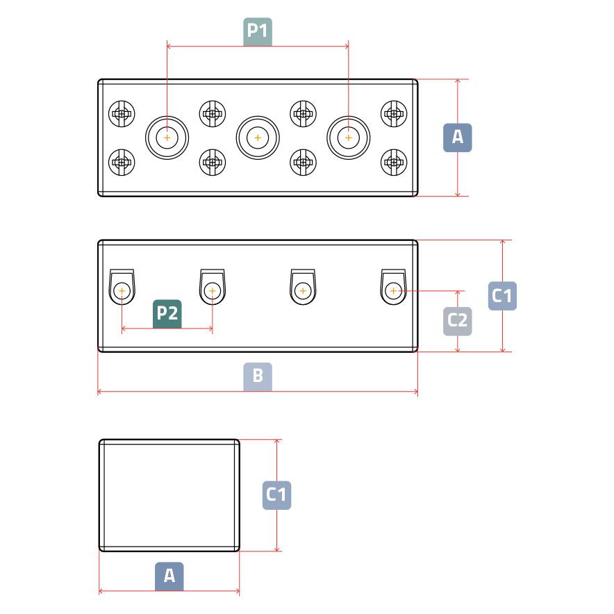 Morsetto Ceramico 1 Polo 30A 600 V – Alta Resistenza Termica - immagine 2