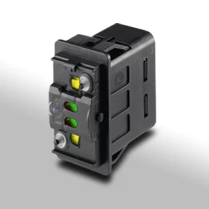 Interruttore a bascula momentaneo 24 V con LED verde Marquardt 3250.0163