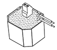 GlobTek GTM93021-20VV-T2 (terminal block and wires) - Con rivestimento protetto in materiale plastico - 20 W - 5-48 V