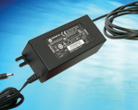 GlobTek GTM96600-65VV-P2(SR with fixed Plug 2 pin) - Con rivestimento protetto in materiale plastico - 60 W - 5-48