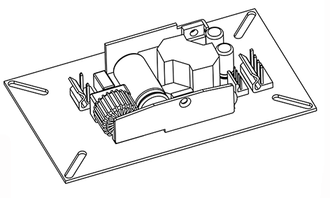GlobTek GTM43007-CWWVV-FW - Per installazione interna, versione Open Frame - 60 W - 5-48 V