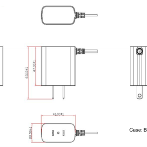 GlobTek GT-86122-WWVV-W2 - Collegamento a presa elettrica - 12 W - 12 V