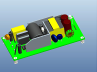 GlobTek GTM91120-30VV-F (PCB Mounted) - Per installazione interna, versione Open Frame - 30 W - 12-24 V
