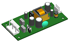 GlobTek GTM41134-WWVV-F - Per installazione interna, versione Open Frame - 6 W - 3.3-48 V