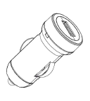 GlobTek GTD83050-05VV - Convertitore DC/DC per veicoli - 5 W - 5 V