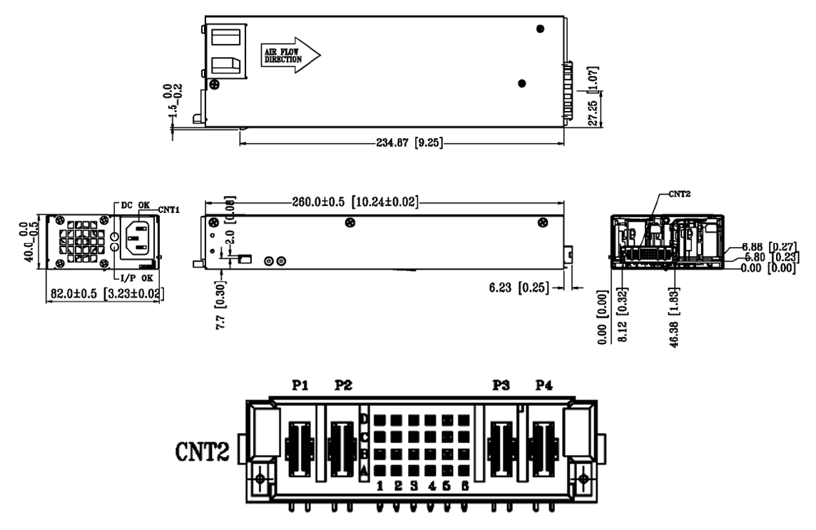 GlobTek GT-A620-D5801 - Con custodia metallica - 620 W - 0 V