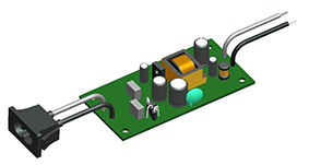 GlobTek GTM96060-AWWVV-FW - Per installazione interna, versione Open Frame - 6 W - 5 V